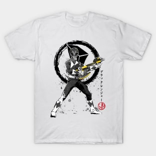 Black Ranger sumi e T-Shirt